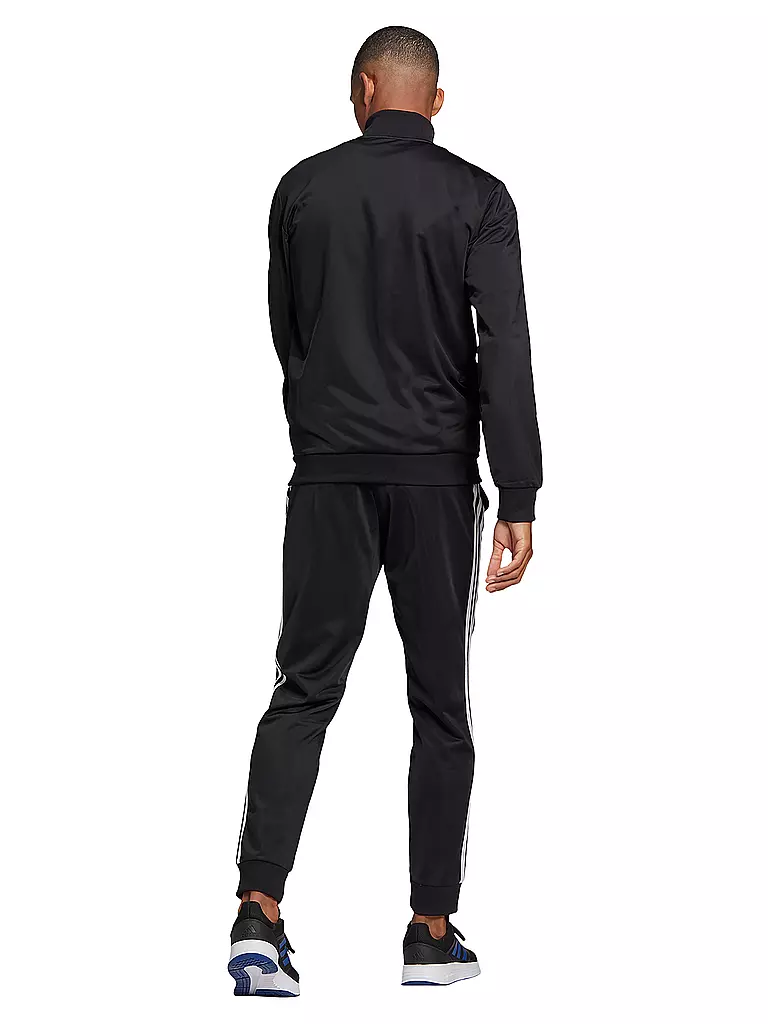 Adidas Herren Trainingsanzug Streifen Schwarz